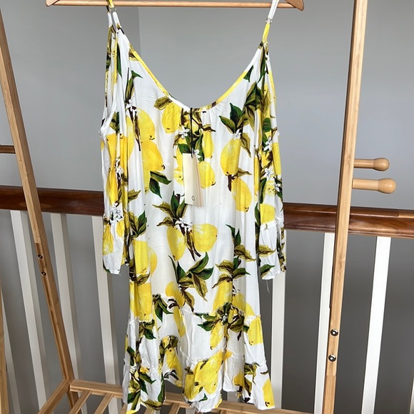 Solitaire Swim Lemon Coverup size small - Picture 1 of 4